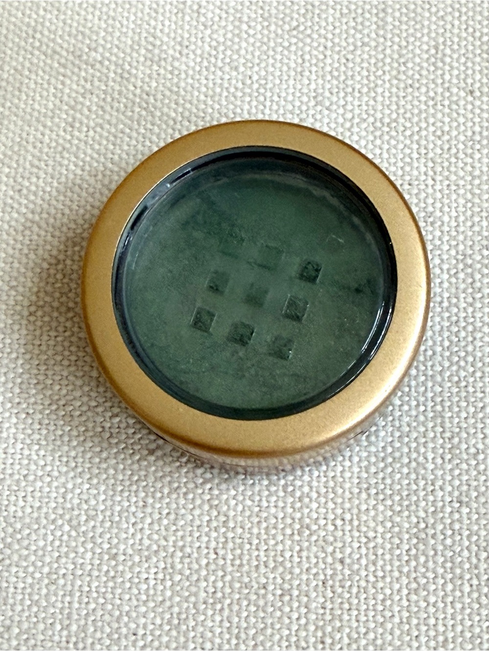 New Rare Jane Iredale 24-Karat Gold Dust Loose Shimmer Powder Color Green Tester